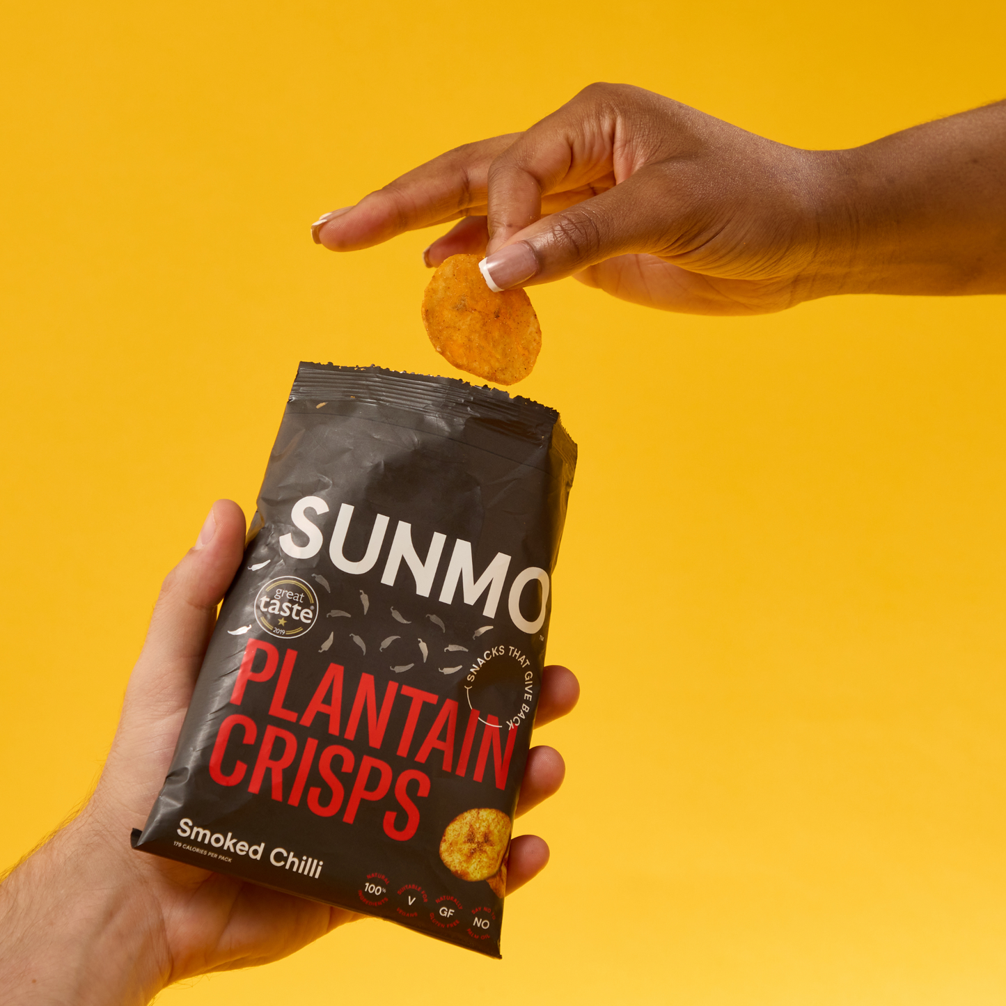 Smoked Chilli Plantain Crisps (Box of 12)