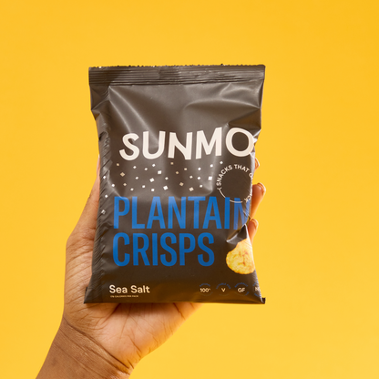 Sea Salt Plantain Crisps (Box of 12)