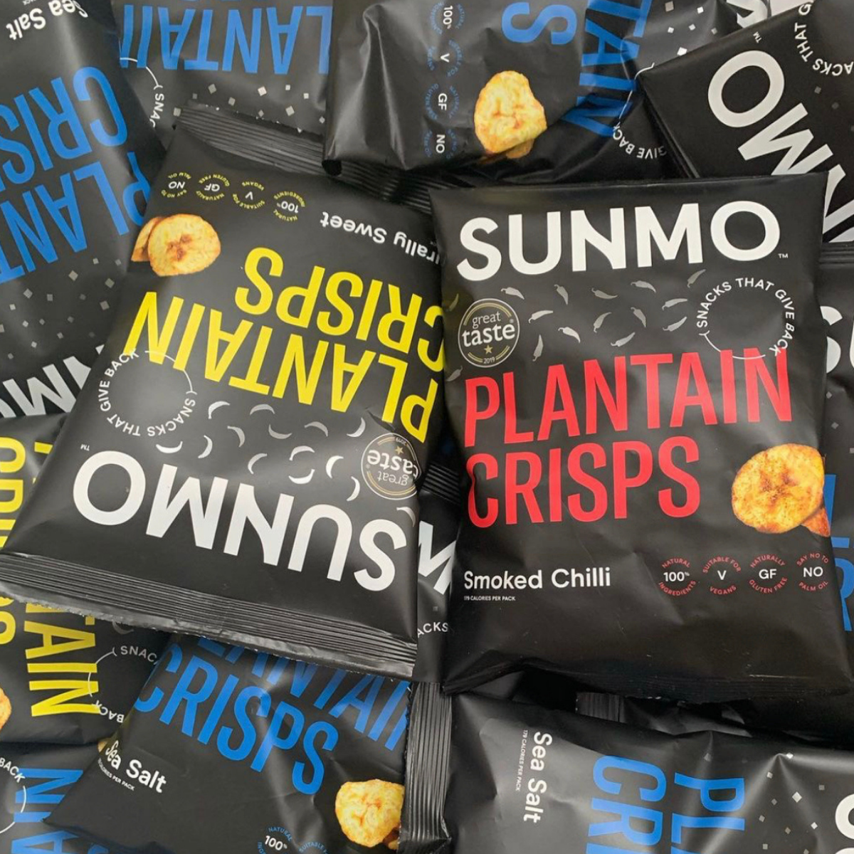 Sunmo Plantain Crisps - 12 packets