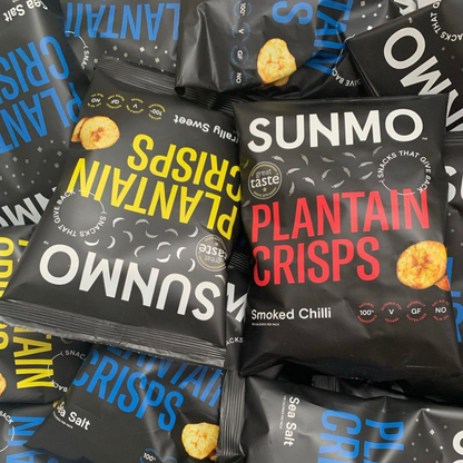 Mixed Plantain Crisps (Box of 12 packets)